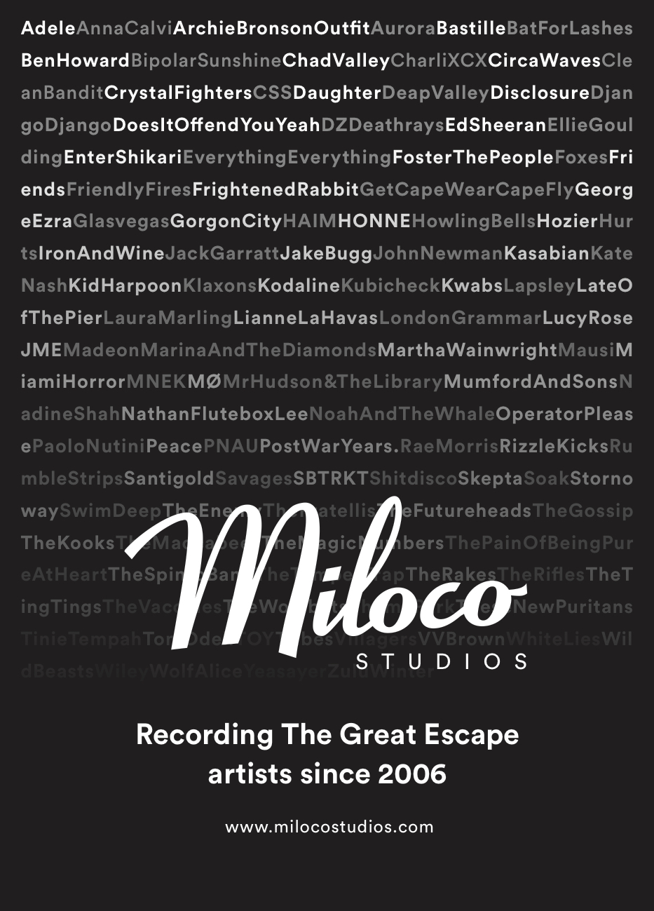 Miloco - Great Escape 2016 - alt